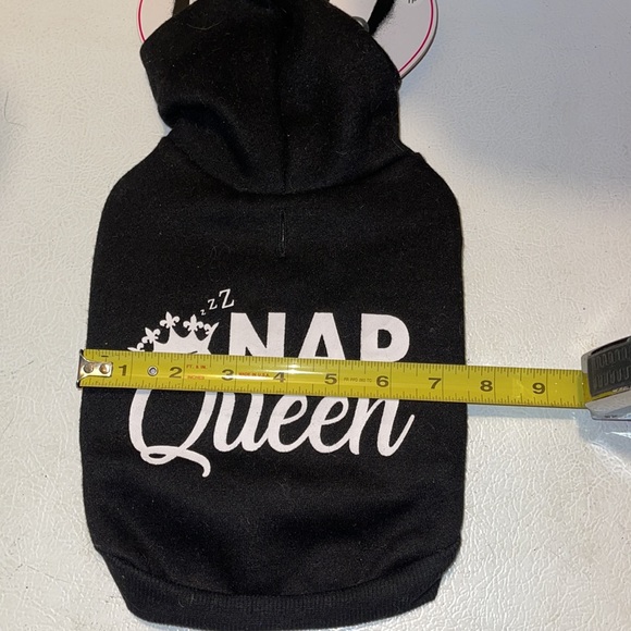 DOGGY HOODIE SZ Extra Small BRAND NEW W TAGS. Zzz NAP QUEEN Zzzz - Picture 3 of 5